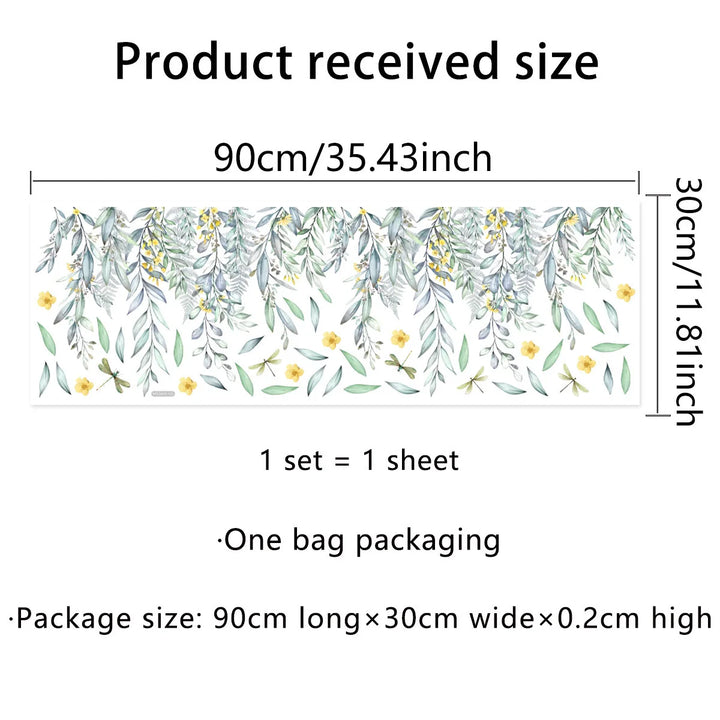 Large African Tropical Tree Wall Stickers