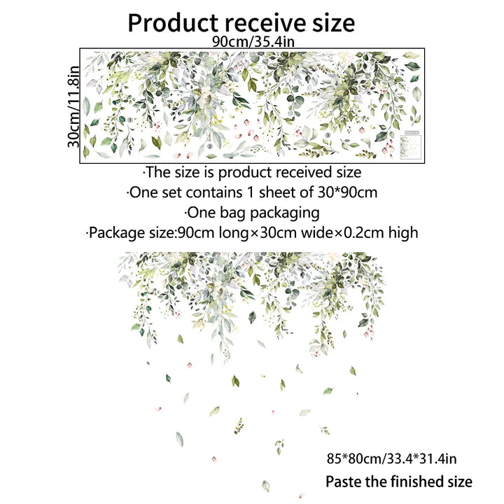 Large African Tropical Tree Wall Stickers