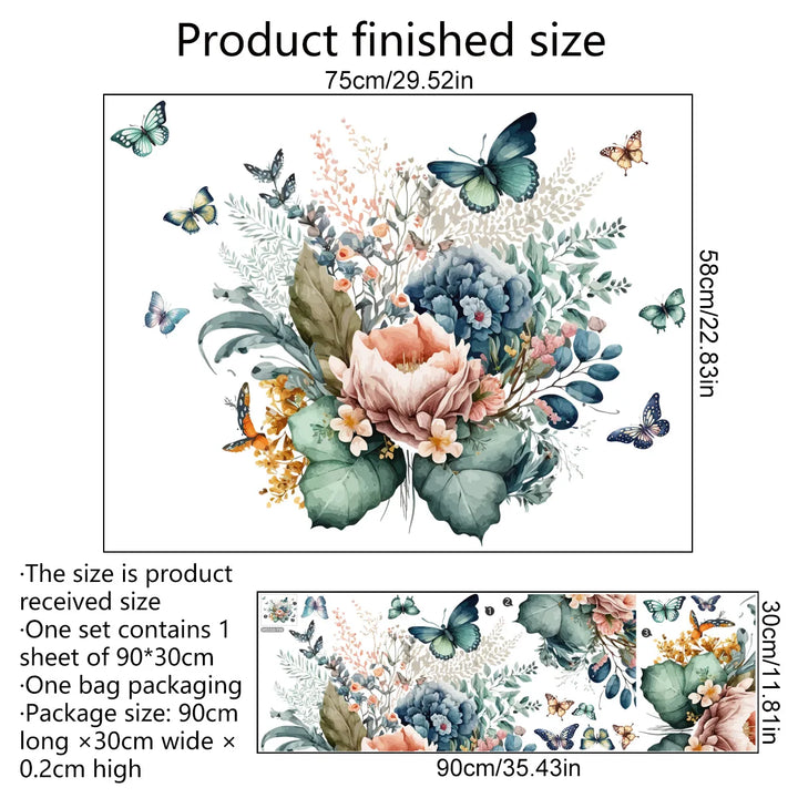 Large African Tropical Tree Wall Stickers