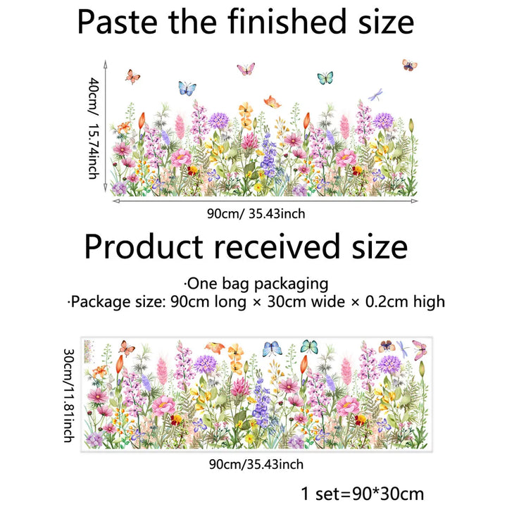 Large African Tropical Tree Wall Stickers