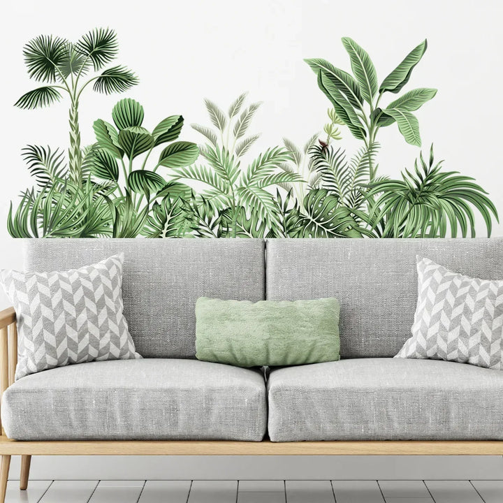 Large African Tropical Tree Wall Stickers