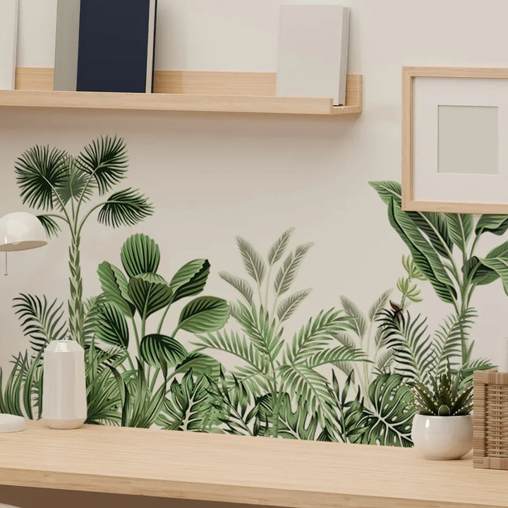 Large African Tropical Tree Wall Stickers