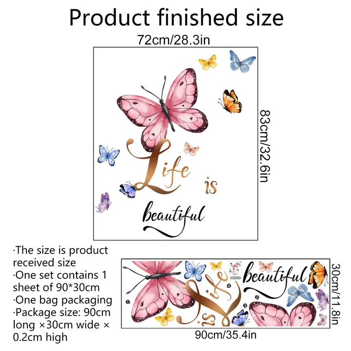 Large African Tropical Tree Wall Stickers