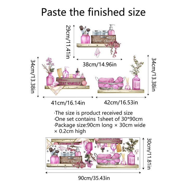 Large African Tropical Tree Wall Stickers